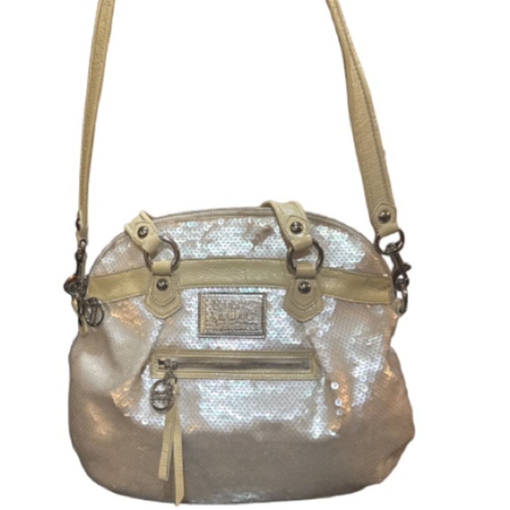 Coach poppy iridescent pearl, Sequin Shoulder Bag - Picture 5 of 15